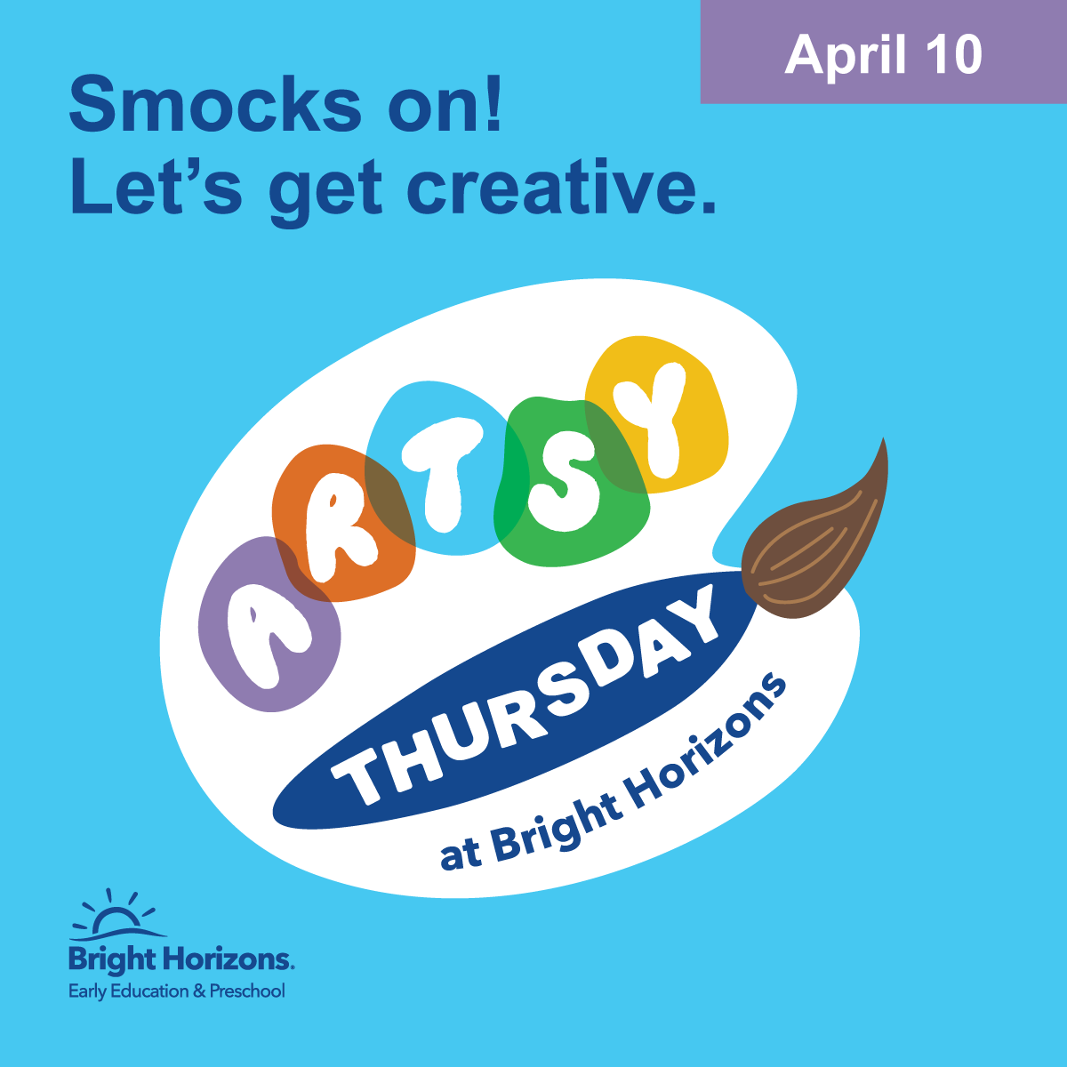 Bright Horizons Invites Boston Families to Celebrate NAEYC’s Week of the Young Child with Artsy Thursday